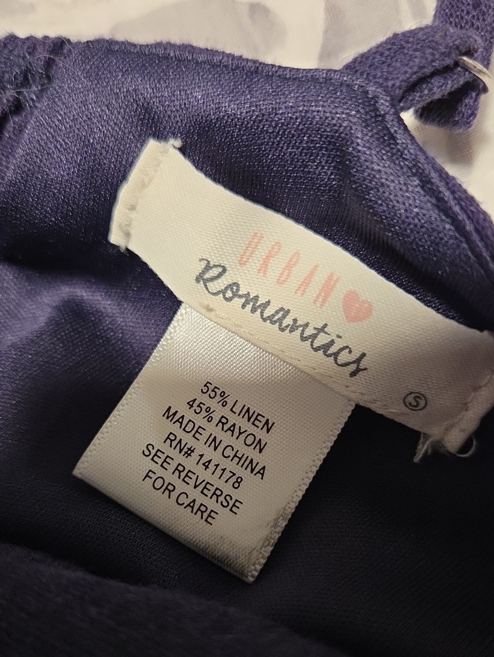 *Navy Button-Front V-Neck Maxi Dress LINED Pit 17" Lined - Picture 2 of 2